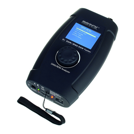 thomann BOTEX Dr. RDM I DMX RDM Tester User Manual