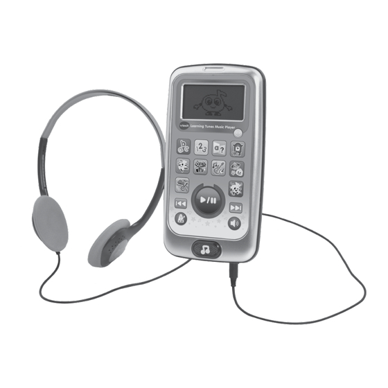 VTech Learning Tunes Music Player User Manual