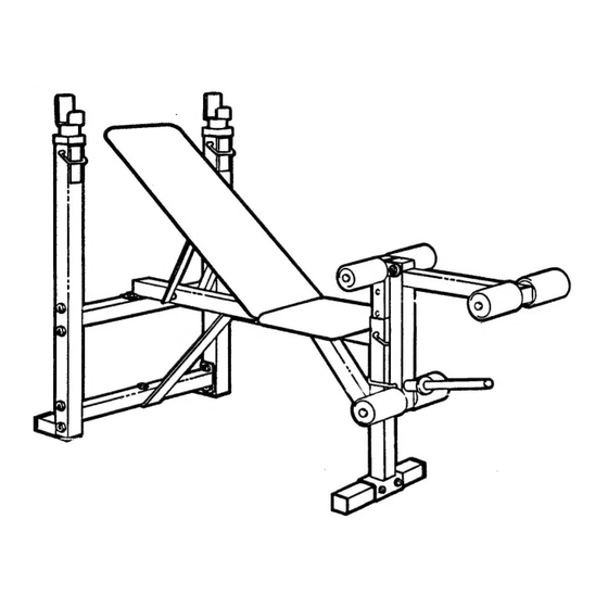 Weider D490 Assembly Instructions Manual