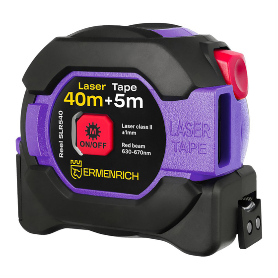 ERMENRICH Reel SLR540 User Manual