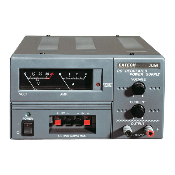 Extech Instruments 382203 User Manual