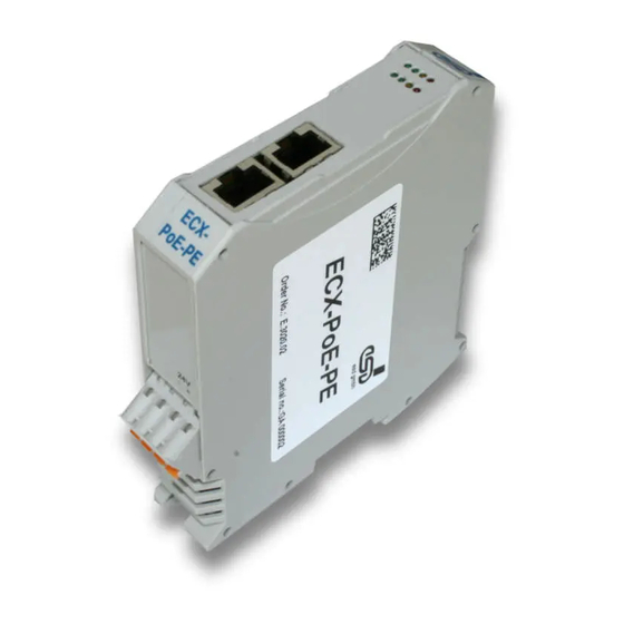 ESD ECX-PoE-PE Hardware Manual