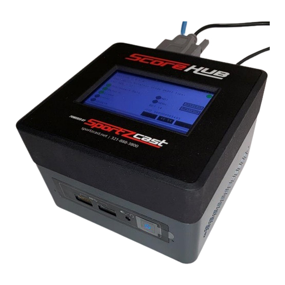 SportZcast ScoreHub Install Manual