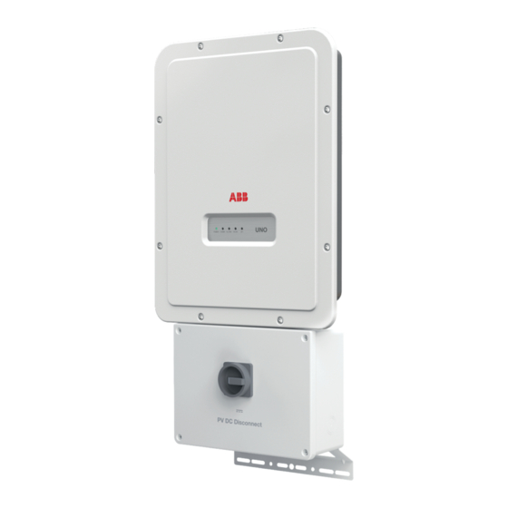 ABB UNO-DM-3.3-TL-PLUS-US-Q Quick Installation Manual