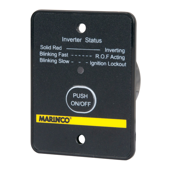 marinco INVR-1 User Manual