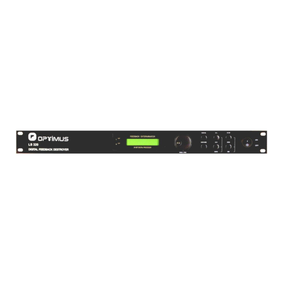 Optimus LS-320 Quick Installation Manual