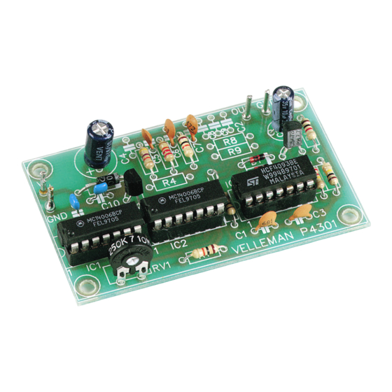 Velleman K4301 Manual