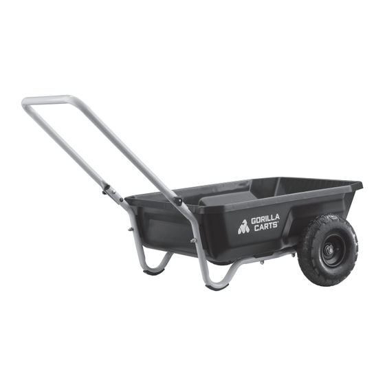 Gorilla Carts User Manual Quick Start Manual