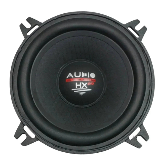 Audio System EX 100 DUST EVO3 User Manual