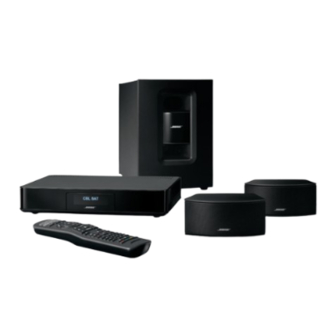 Bose CineMate 220 Quick Start Manual
