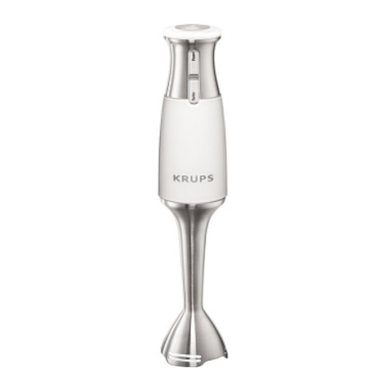 KRUPS CRYSTAL LINE KZ700 - Blender 300 watts Manual