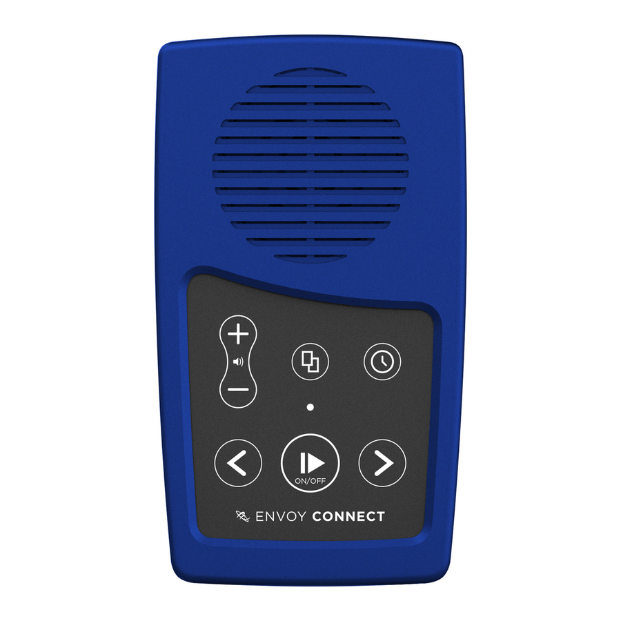 Envoy CONNECT - Solar Audio Player Manual