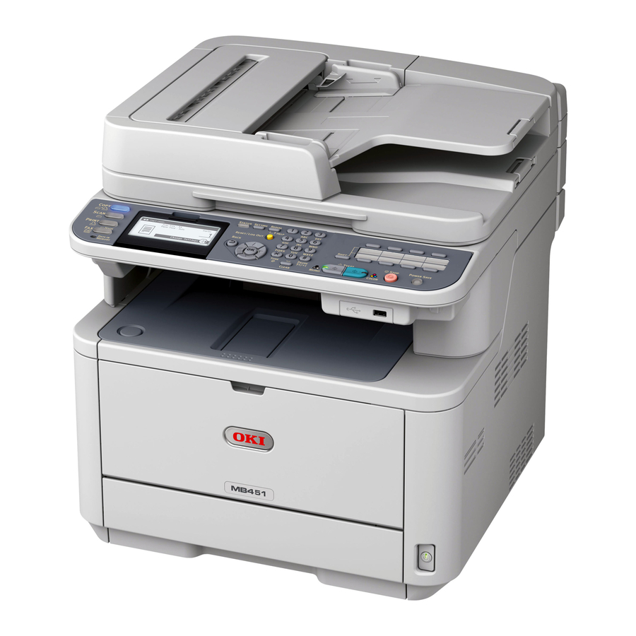 Oki MB451wMFP User Manual