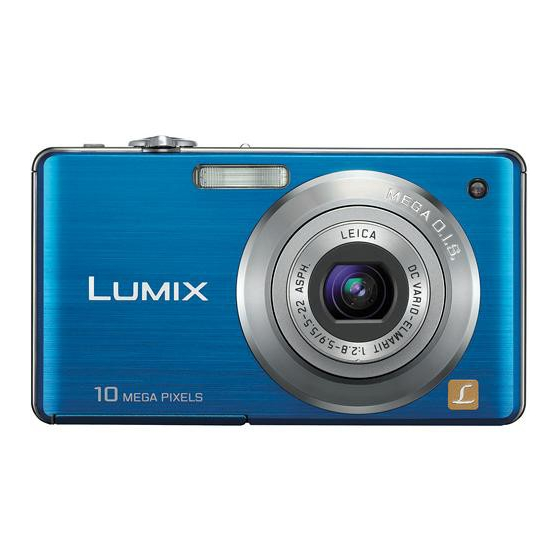 Panasonic DMC FS7A - Lumix Digital Camera Manuals