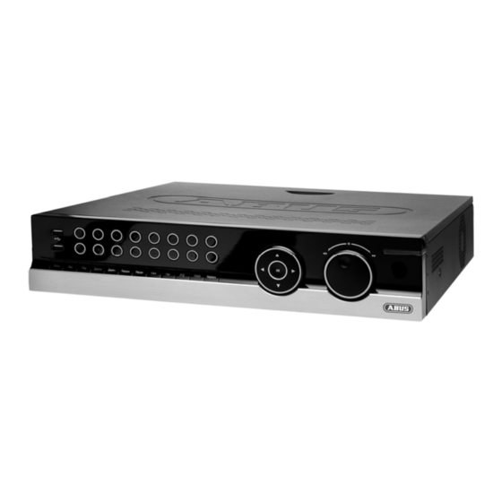 Abus TVVR45020 Digital Video Recorder Manuals