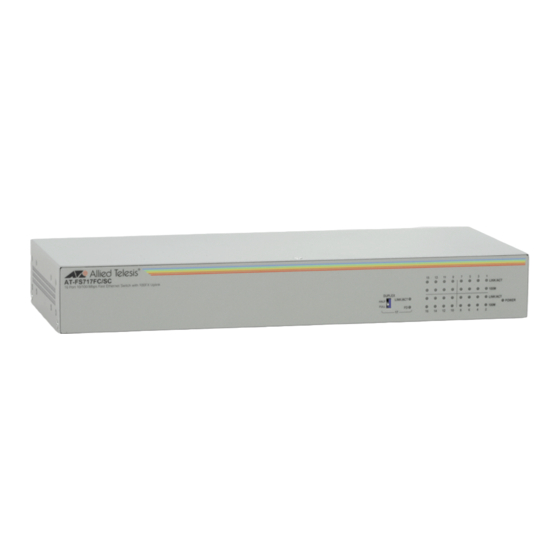 Allied Telesis AT-FS717FC Installation Manual