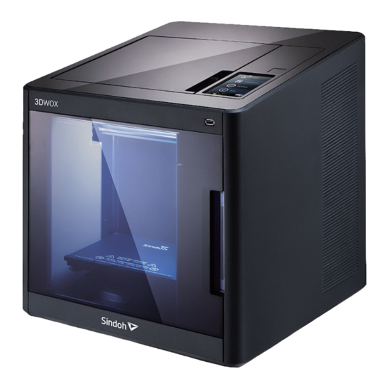 Sindoh 3Dwox DP200 Program Manual
