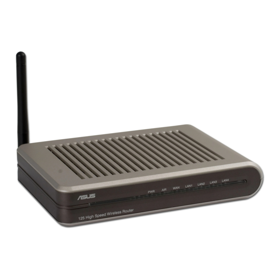 Asus WL-520G Quick Start Manual