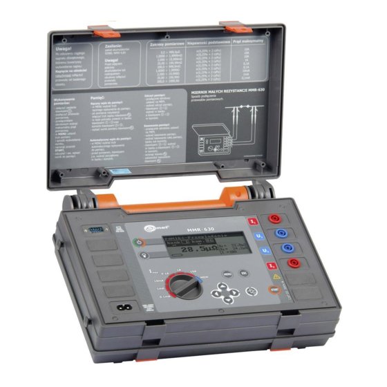 Sonel MMR-620 Operating Manual