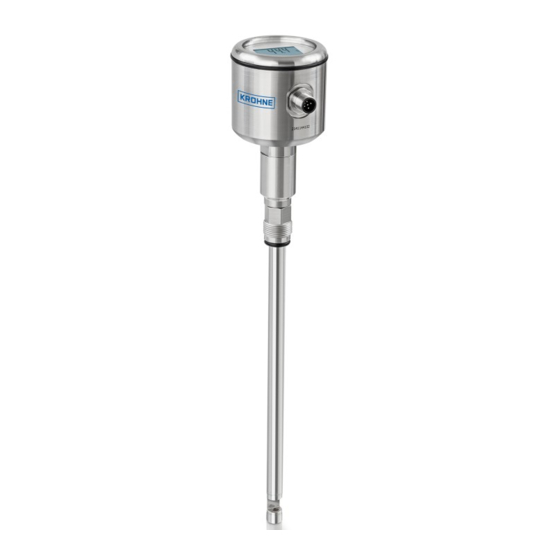 KROHNE OPTISYS TSS 050 Series Handbook