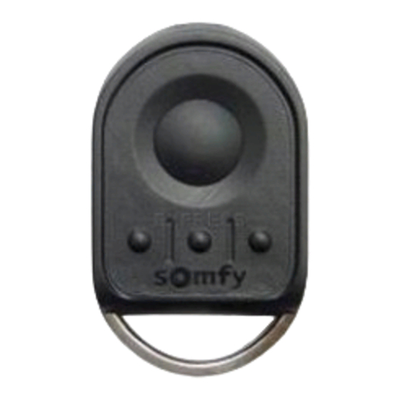 REMOTE CONTROL SOMFY KEYGO T4 PRO PROGRAMMING MANUAL Pdf Download