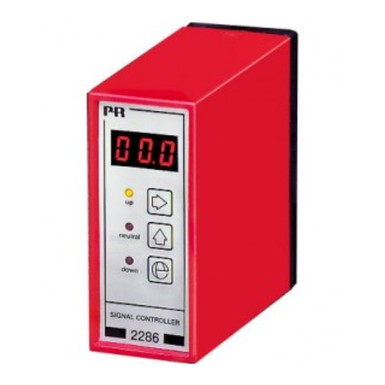 PR electronics 2286 Series Product Manual