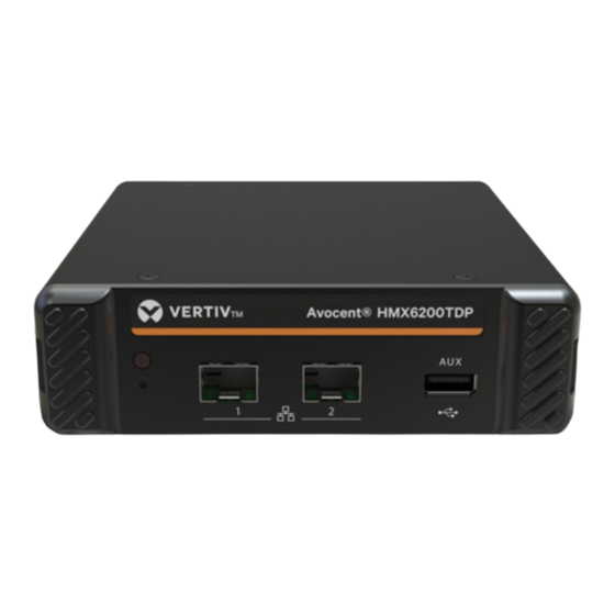 Vertiv Avocent HMX 6200 DP Quick Installation Manual