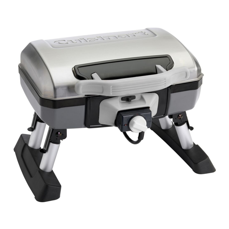 Cuisinart CEG-980 - PORTABLE ELECTRIC GRILL Manual
