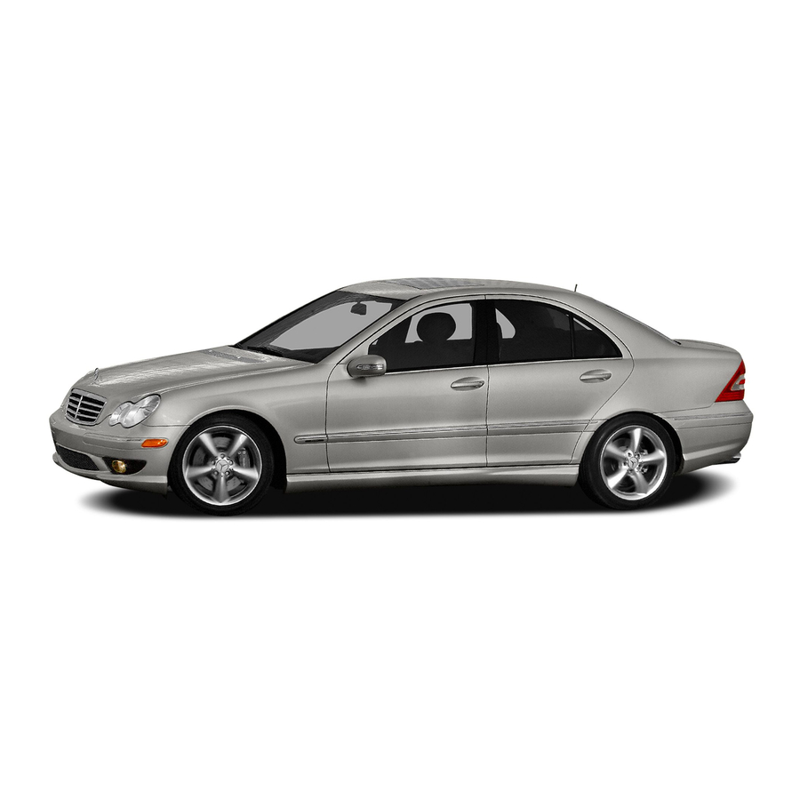 Mercedes-Benz 2007 C 230 Operator's Manual