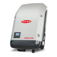 Fronius Symo 3 Installation Instructions Manual