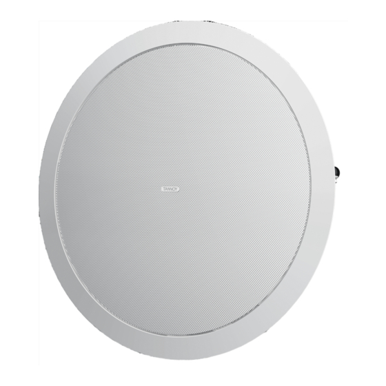 Tannoy CMS801 DC BM Installation Manual