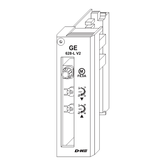 D+H GE 628 V2 Instructions For Use