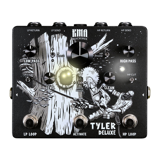 KMA TYLER DELUXE Quick Start Manual