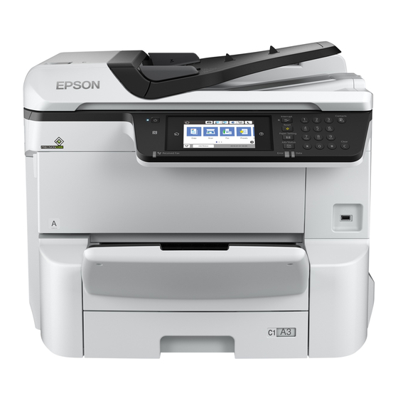 Epson Workforce Pro WF-C8690D3TWFC User Manual