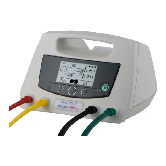 Arjo Huntleigh Dopplex Ability Instructions For Use Manual