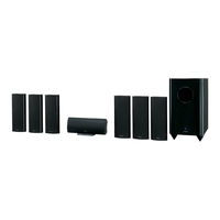 Onkyo HT750 - SKS 7.1-CH Home Theater Speaker Sys Instruction Manual