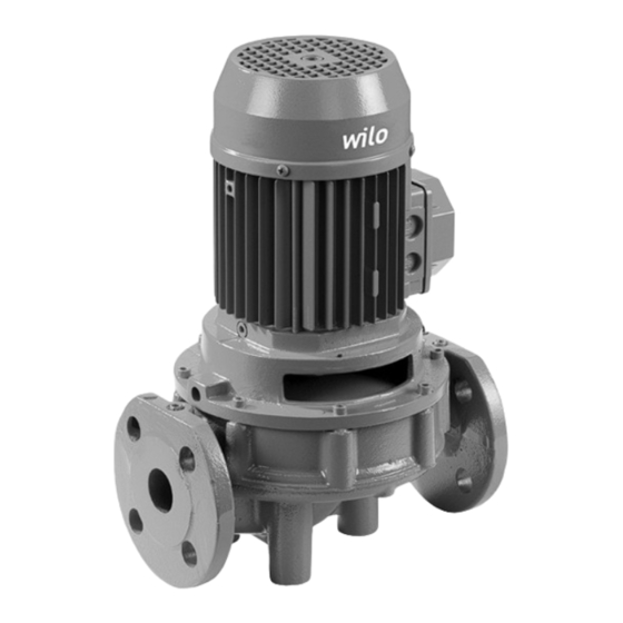 Wilo VeroLine-IPL Series Installation And Operating Instructions Manual