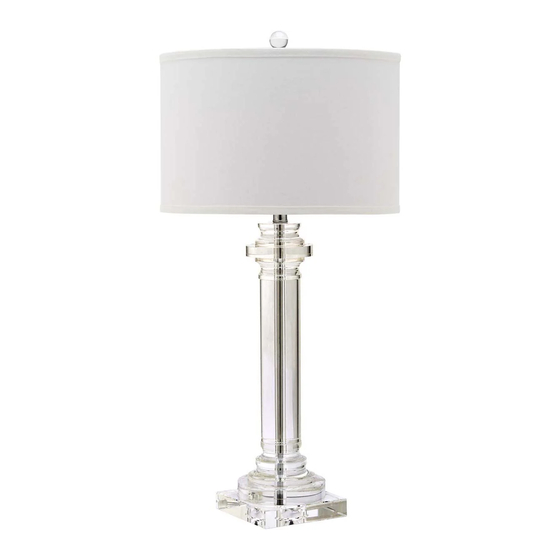 Safavieh Lighting NINA LIT4166A Manual