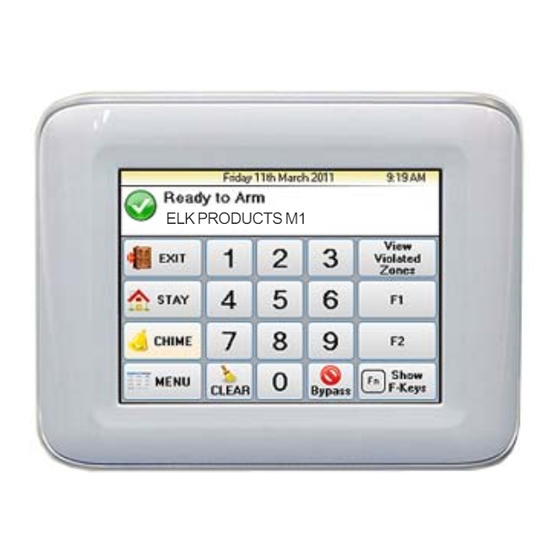 Elk M1KPNAV User Manual