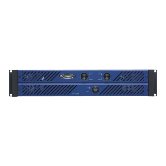 AUSTRALIAN MONITOR Synergy SY400 Specifications