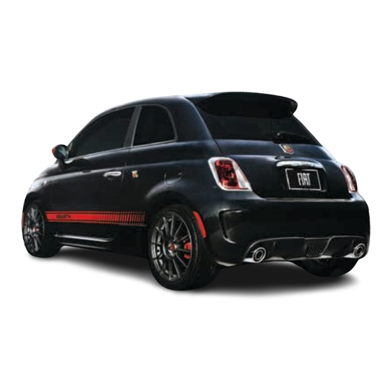Fiat 2014 500 Abarth User Manual