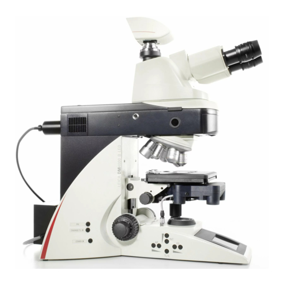 Leica DM4000 B Operating Manual
