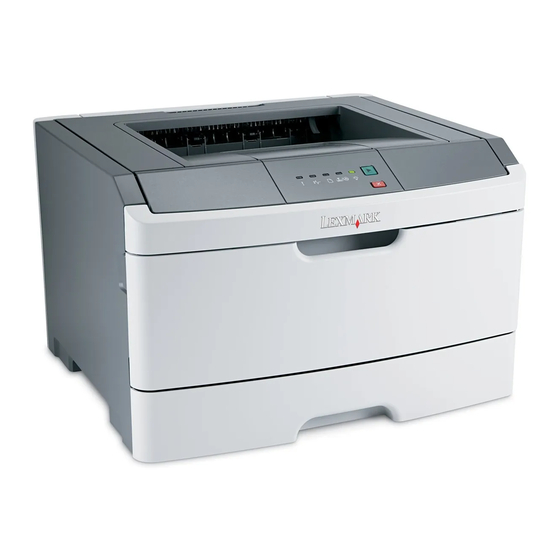 Lexmark E260 Service Manual
