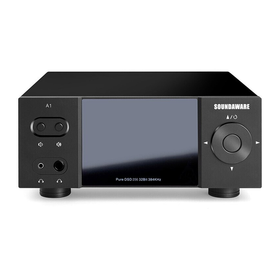 Soundaware A1 Manual