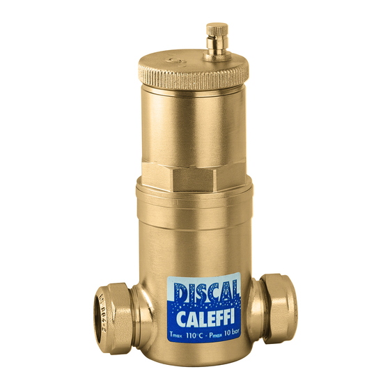 CALEFFI DISCAL 551 Series Manual