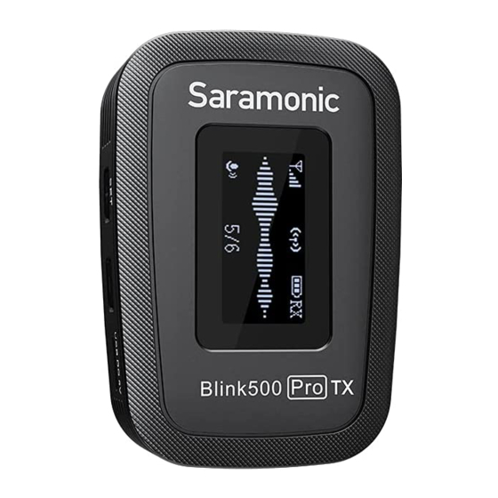 Saramonic Blink500 Pro User Manual