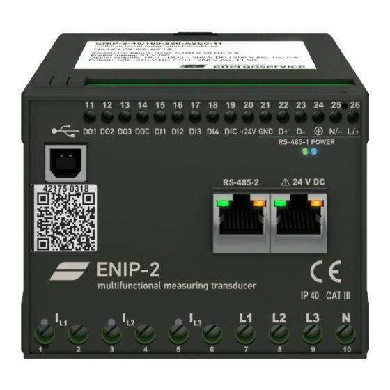 ES ENIP-2-X1 Series Manuals