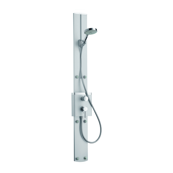 Hans Grohe Raindance Duschpaneel 27005000 Manual