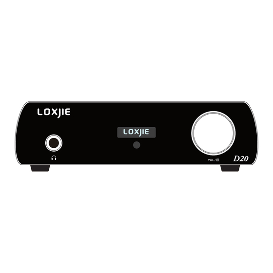Loxjie D20 User Manual