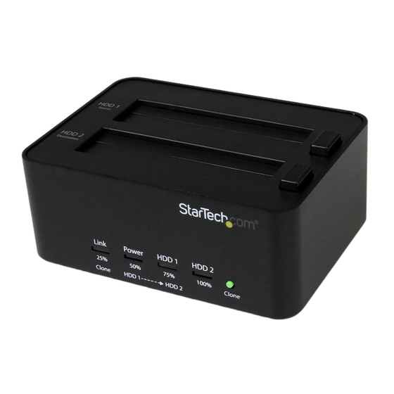 StarTech.com 8STSATDOCK2REU3 Instruction Manual